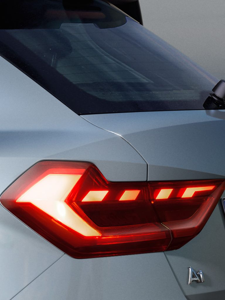 LED rear lights of the Audi A1 allstreet