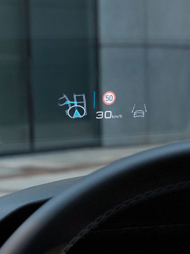 head-up display in the S3 Sportback