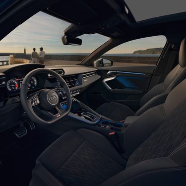 Interior of the Audi S3 Sedan
